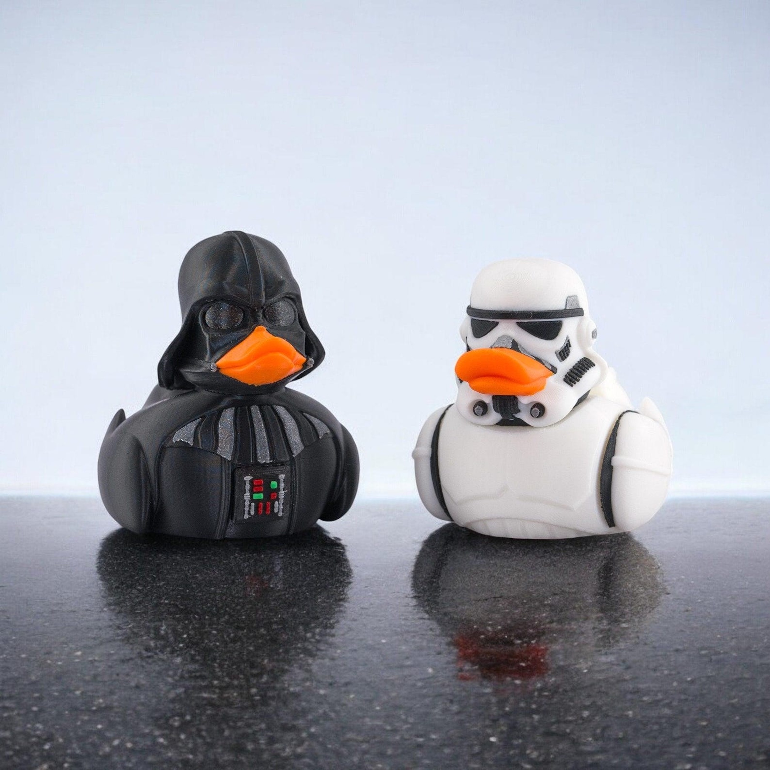 SW Space Villain-Duck and Space Trooper-Duck Parody Fanart Ducks Set 1