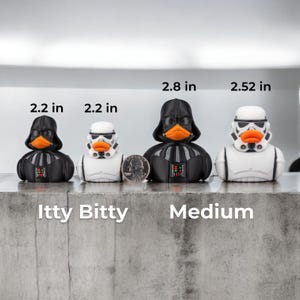 SW Space Villain-Duck and Space Trooper-Duck Parody Fanart Ducks Set 2