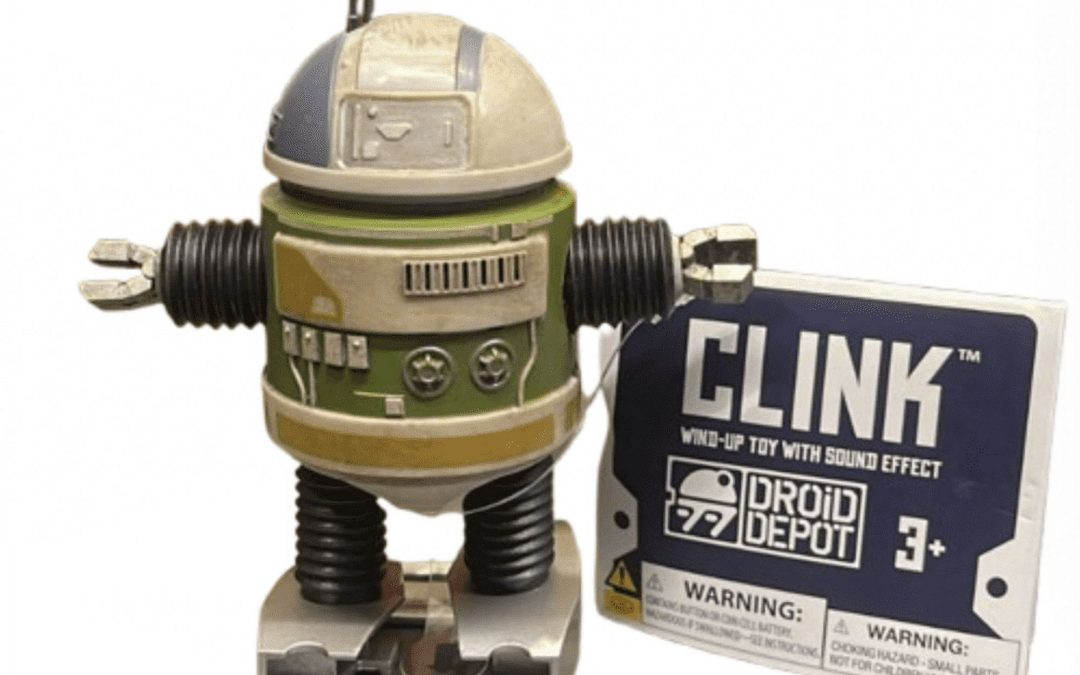 New Star Wars Galaxy's Edge Droid Depot Clink Wind Up Toy (With Sound) available now!