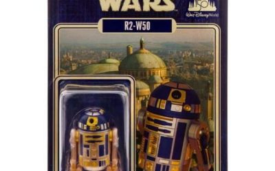 New Star Wars Galaxy's Edge Droid Factory R2-W50 Iridescent Figure available now!