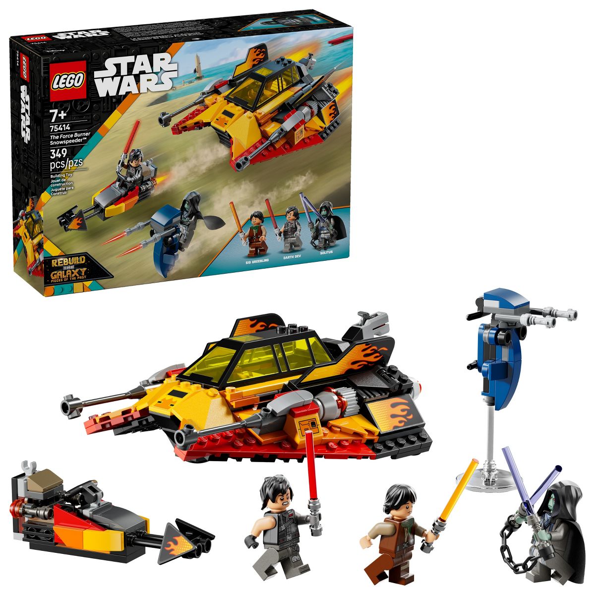 RTG The Force Burner Snowspeeder Lego Set 1