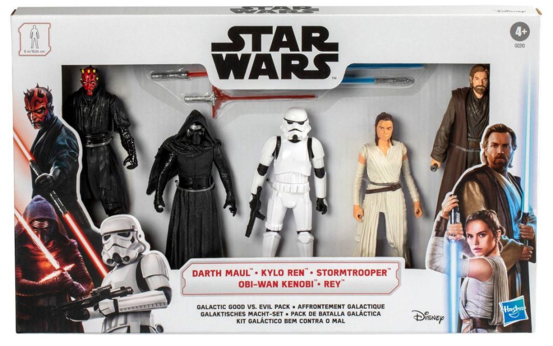 New Star Wars Galactic Good vs. Evil 6" Action Figure 5-Pack Set available now!