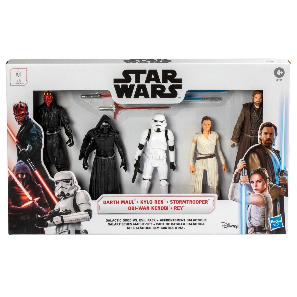 SW Galactic Good vs. Evil 6" Action Figure 5-Pack Set 1