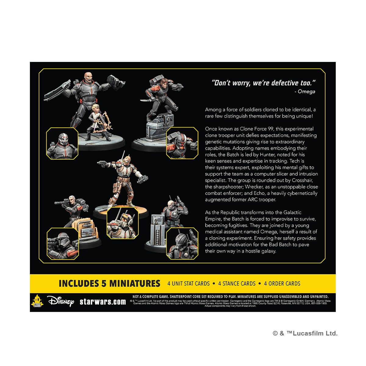 TBB Shatterpoint Clone Force 99 Squad Mini Figure Pack 2