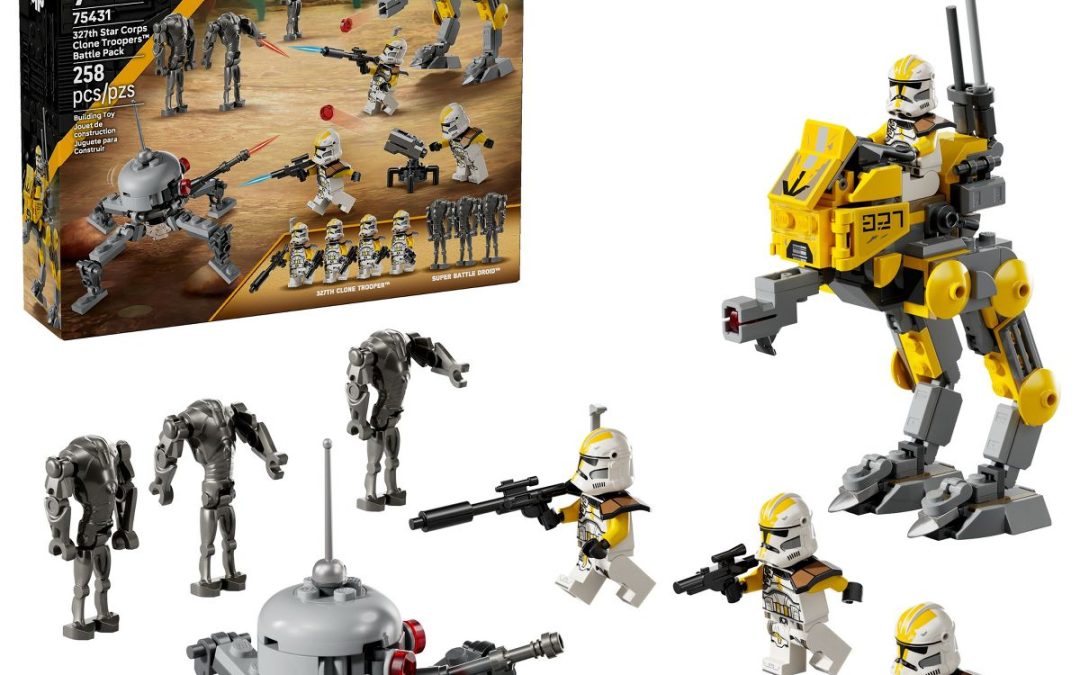 New Revenge of the Sith Star Corps Clone Troopers Battle Pack Lego Set available now!