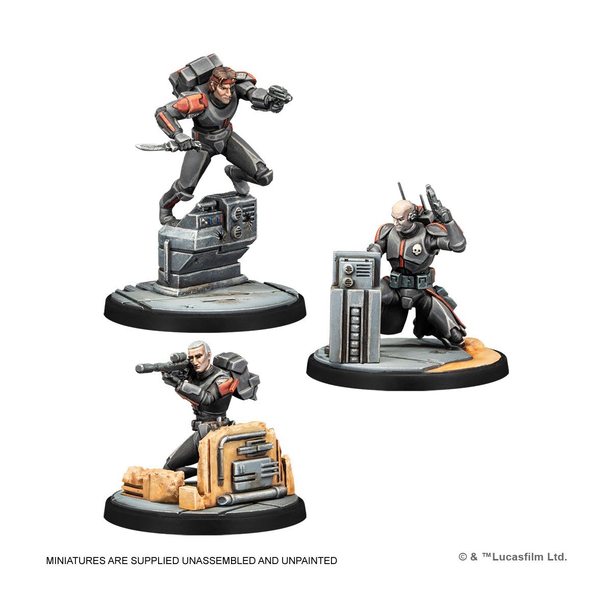 TBB Shatterpoint Clone Force 99 Squad Mini Figure Pack 3