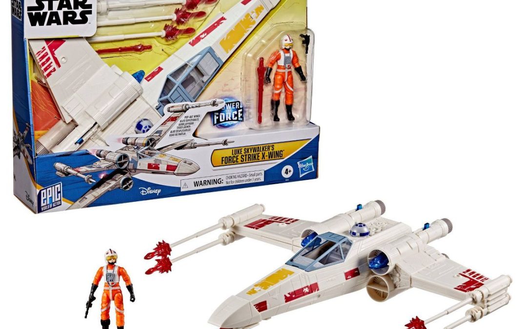 New A New Hope Epic Hero Series X-Wing Figure Vehicle Toy Play Set available now!
