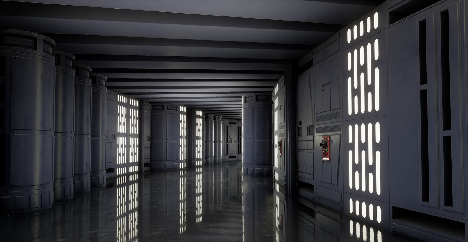 SW Inspired Death Star Walls LED Channel Covers 1