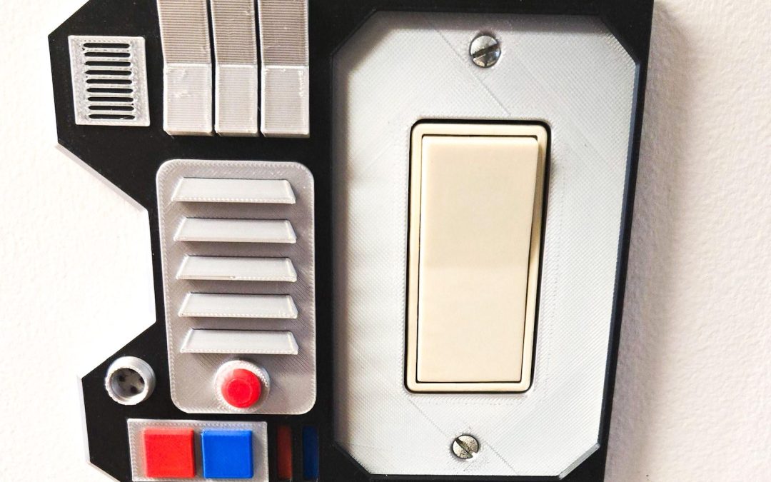 New Star Wars Power Panel Inspired Light Switch Wall Cover available now!