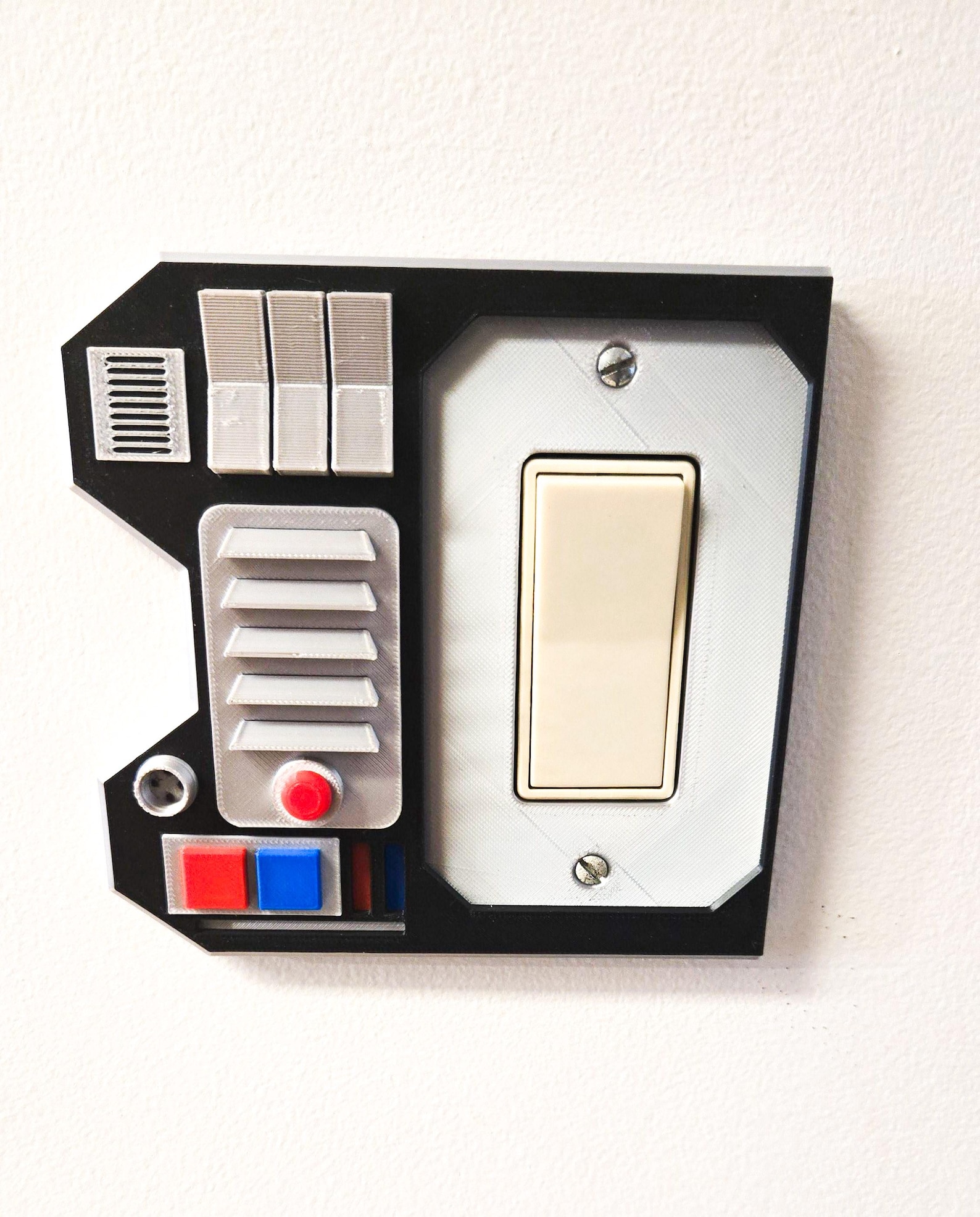 SW Power Panel Inspired Light Switch Wall Cover 1