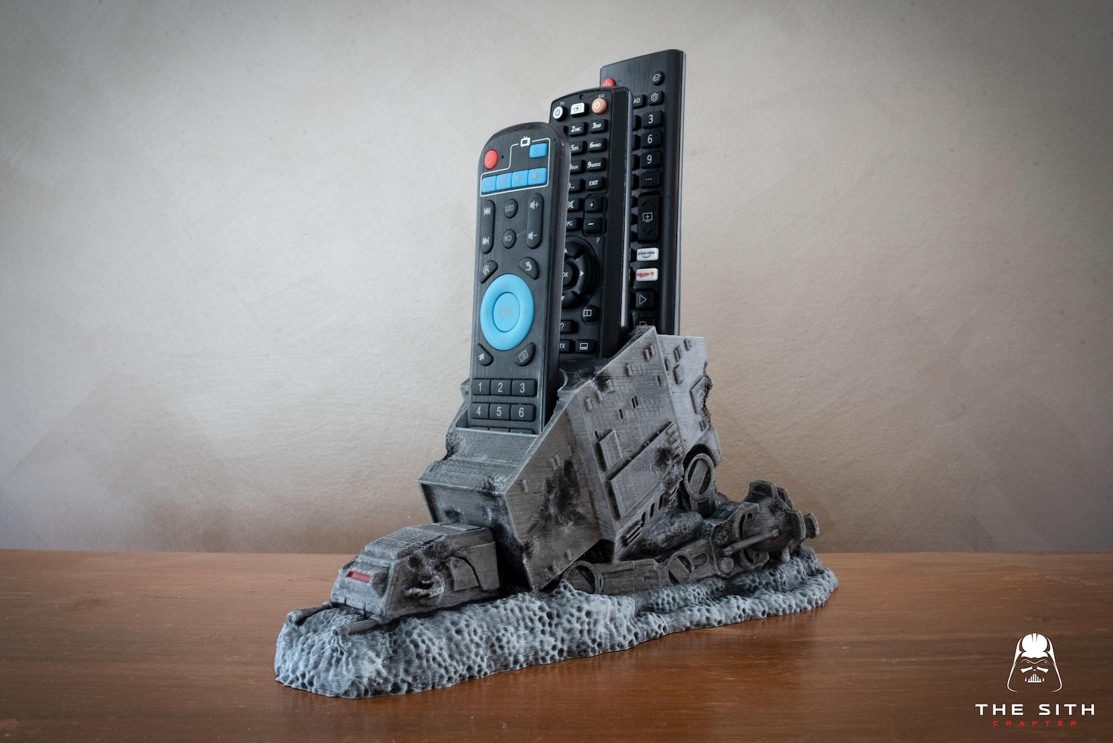 SW Custom Made AT-AT Remote Holder Desk Organizer 1