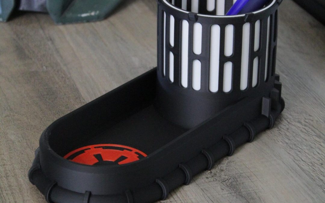 New Star Wars Imperial Galactic Empire Inspired Original Office Decor Desk Organizer available!