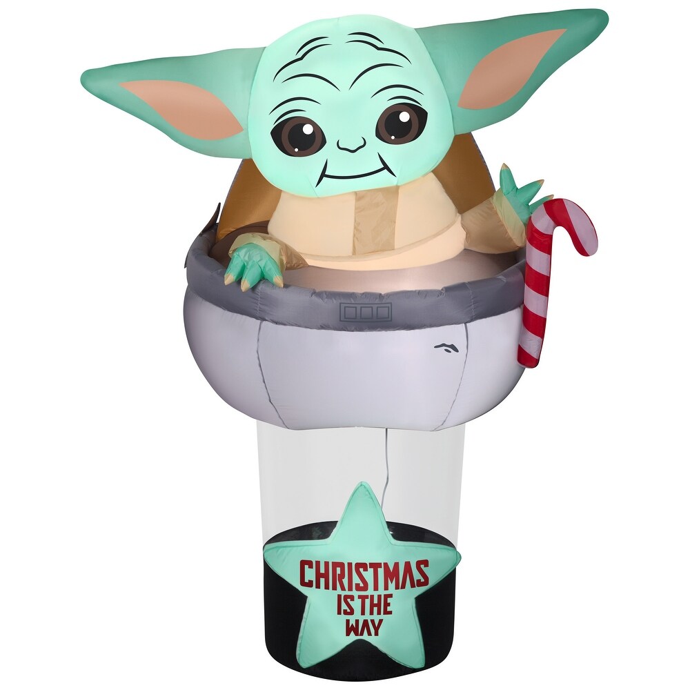 TM The Child (Grogu) in Pod Christmas Airblown Inflatable 2