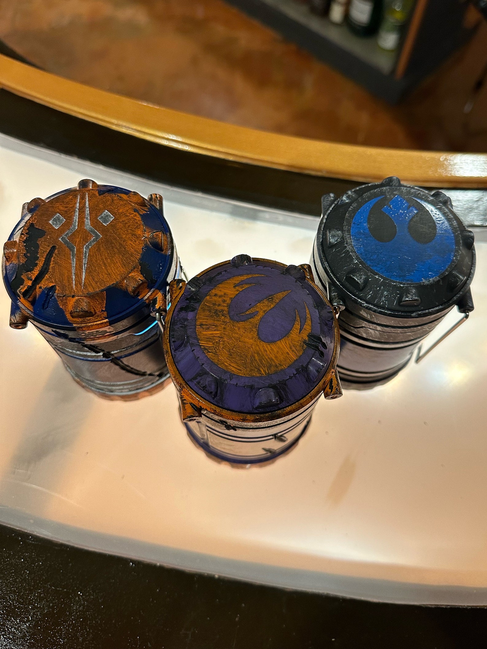 SW Inspired Cosplay Multicolored Display Lantern 3