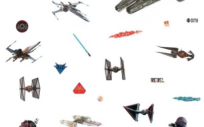 New The Rise of Skywalker Galactic Ships Wall Decals Set available now!