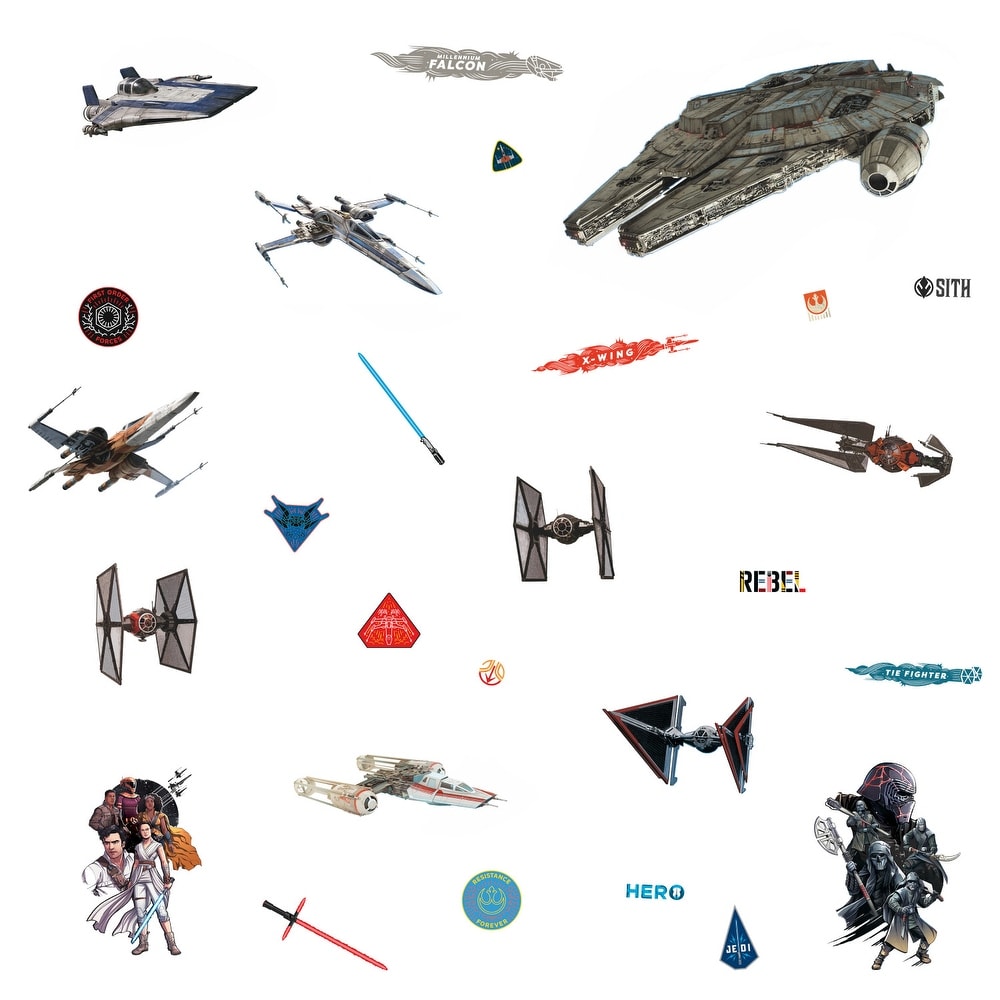 TROS Galactic Ships Wall Decals Set 1