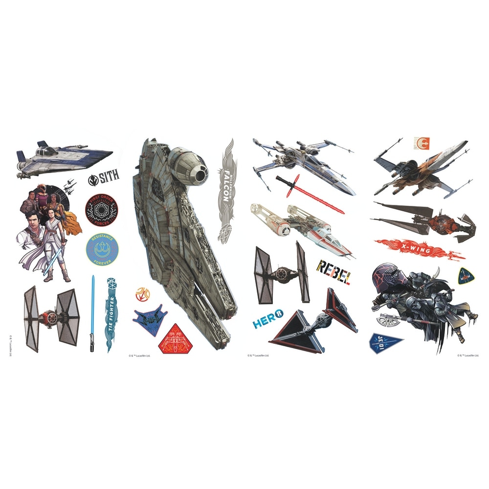 TROS Galactic Ships Wall Decals Set 2