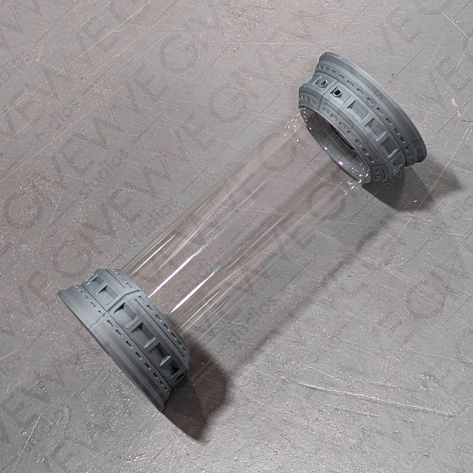 SW Bacta Tank Water Bottle RGB LED Cosplay Prop 4