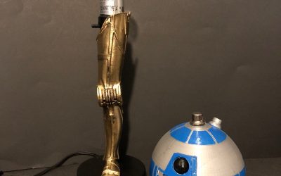 New Star Wars C-3PO / R2-D2 Inspired Leg Lamp and Shade available now!