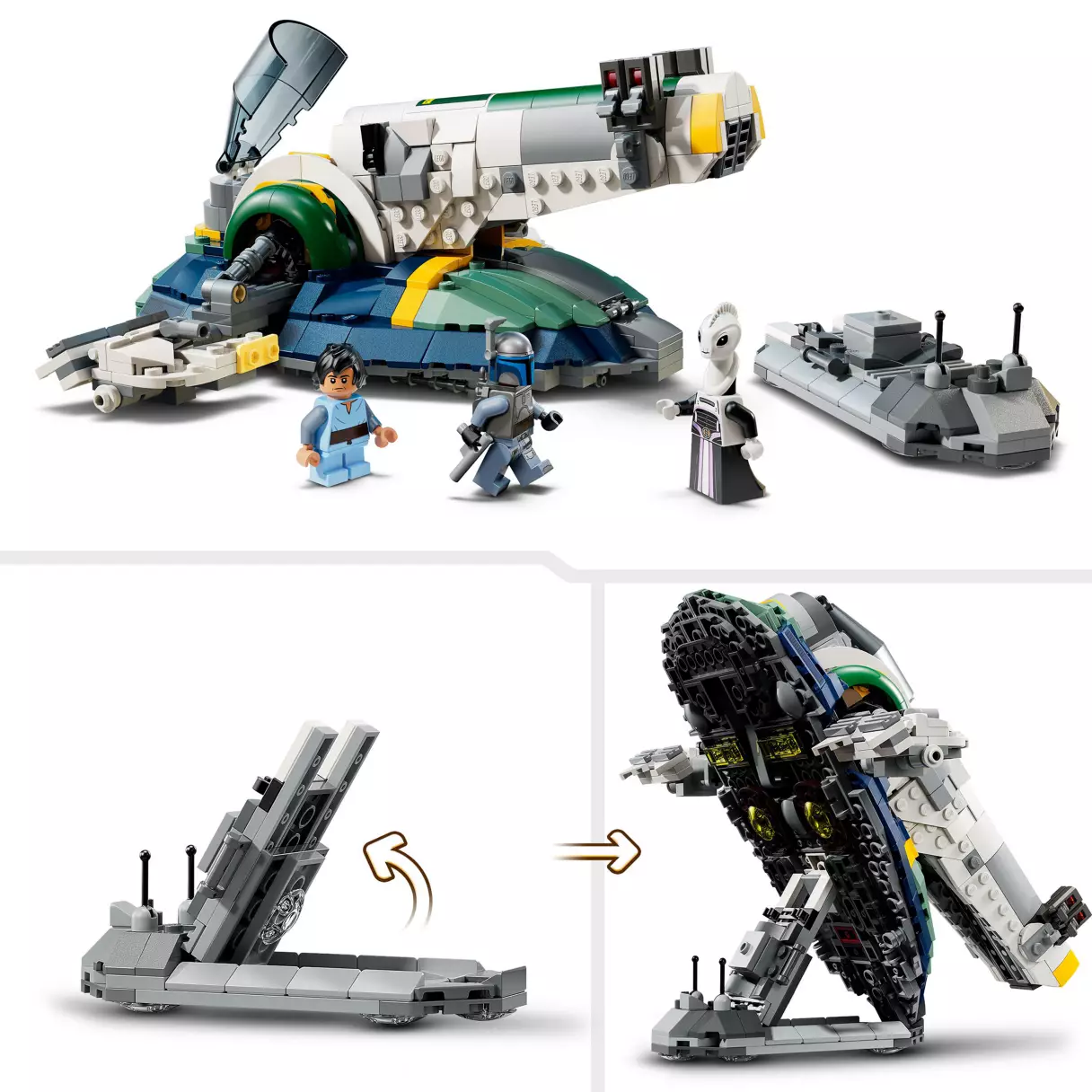 AOTC Jango Fett's Starship Lego Set 3
