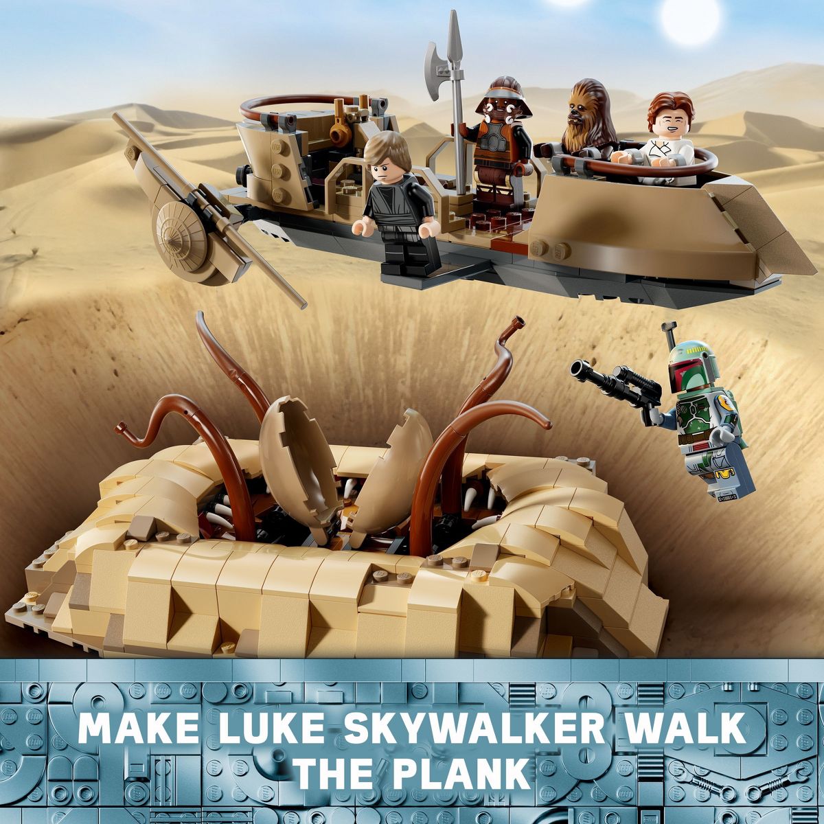 ROTJ Desert Skiff & Sarlacc Pit Building Lego Set 2