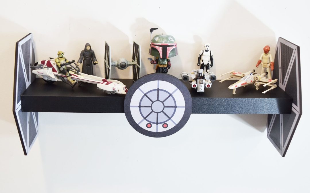 New Star Wars Imperial Tie Fighter Inspired Wall Display Shelf available now!