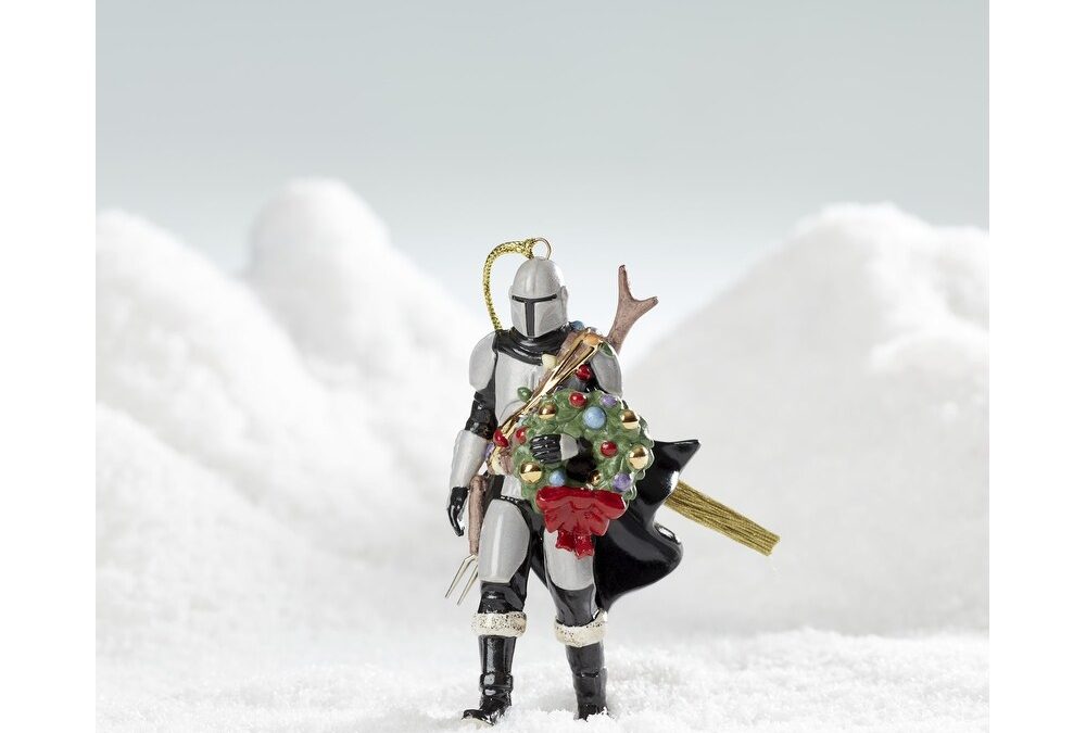 New The Mandalorian Din Djarin Lenox Christmas Ornament available now!