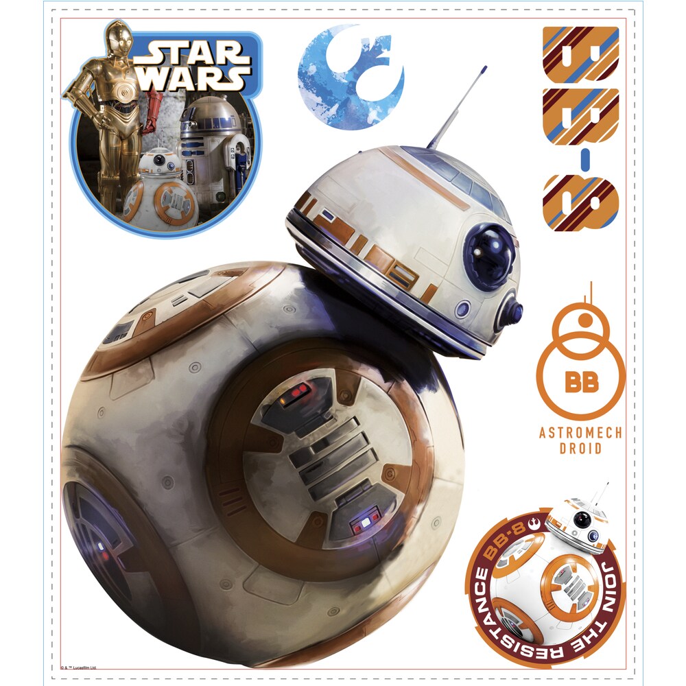 TFA BB-8 Giant Wall Decal Set 2