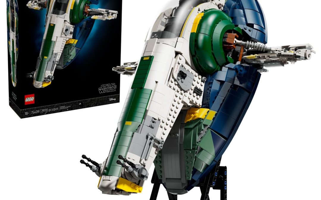 New Attack of the Clones Jango Fett’s Firespray-Class Starship Lego Set available now!