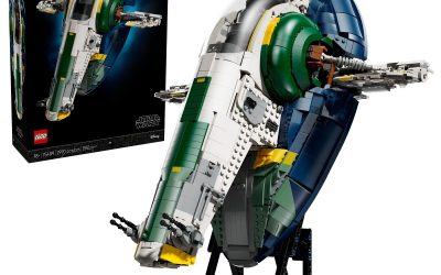 New Attack of the Clones Jango Fett’s Firespray-Class Starship Lego Set available now!