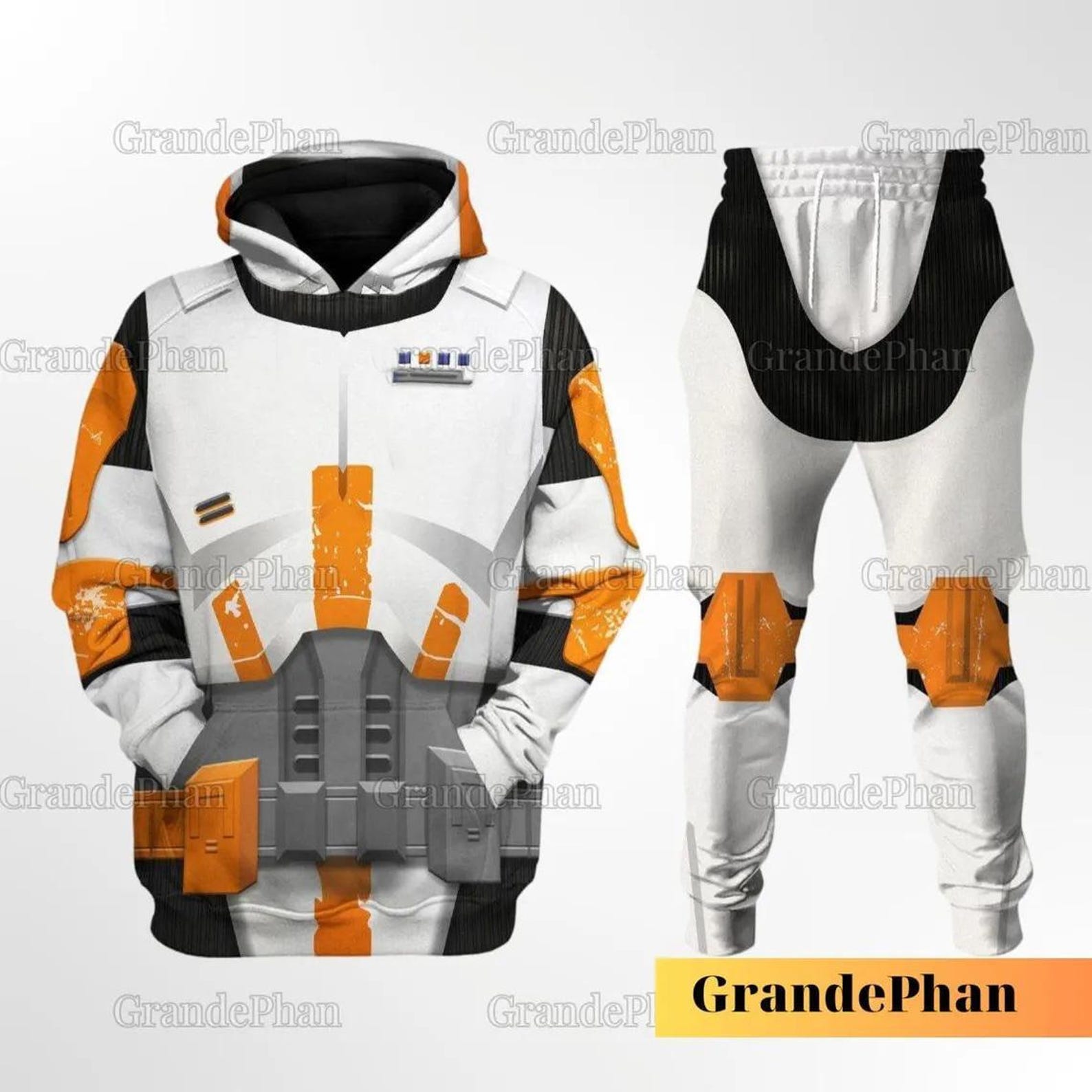 SW Commander Cody Halloween 3D Hoodie Jogger Cosplay Costume 1