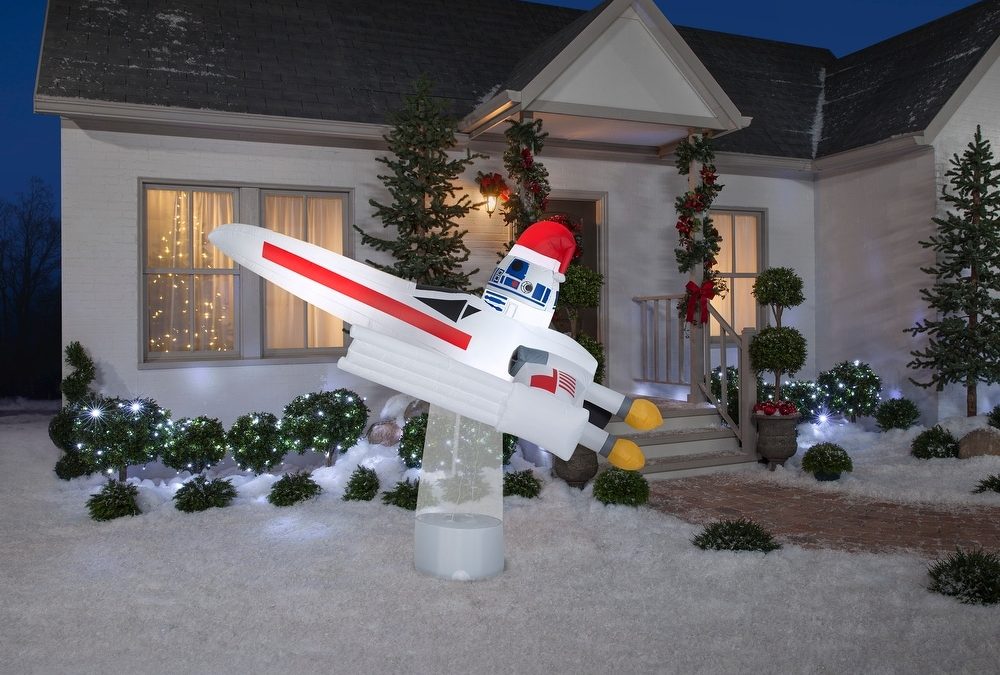 New Star Wars Christmas Inflatable Airblown X-Wing Fighter Decoration available now!