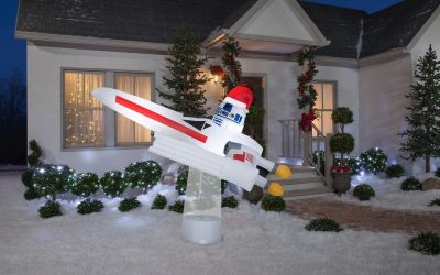New Star Wars Christmas Inflatable Airblown X-Wing Fighter Decoration available now!