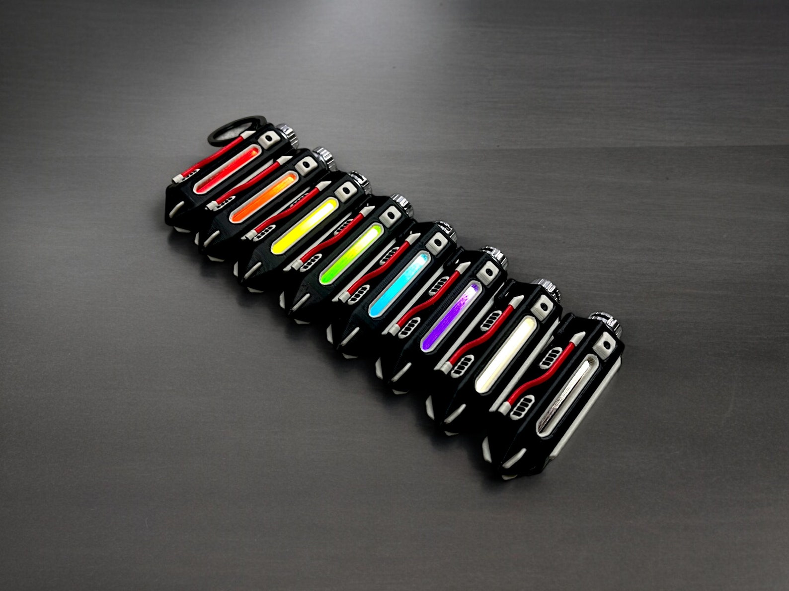 SW Kyber Fuel Cell Glowing LED Fidget Toy Keychain 2