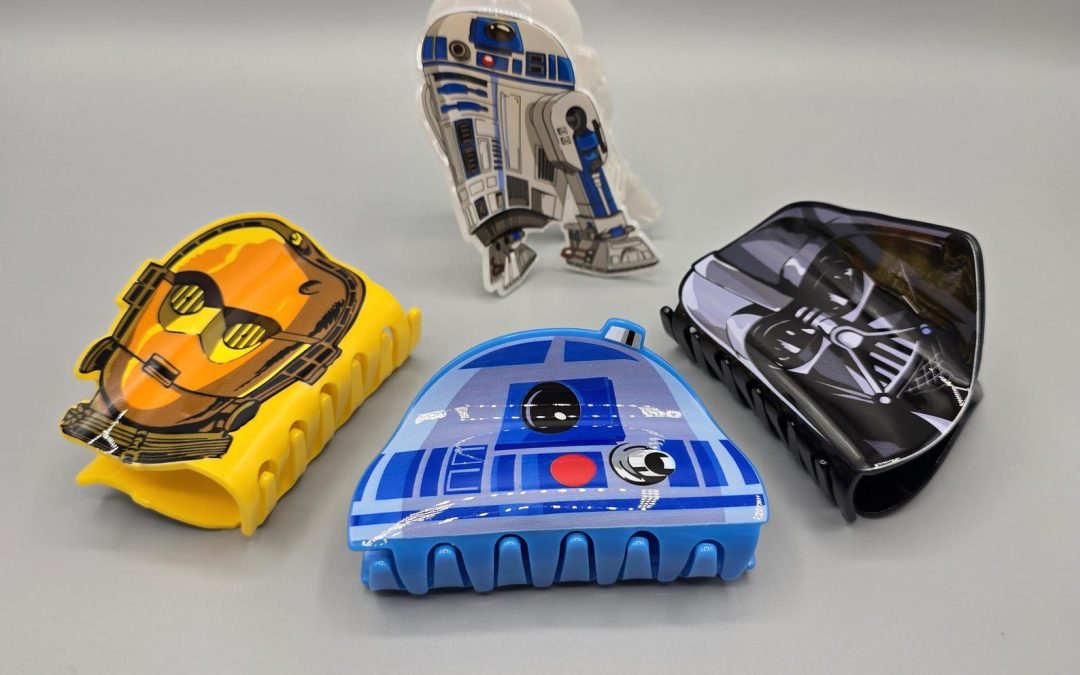 New Star Wars Character Hair Claw Clip 4-Pack Set available now!
