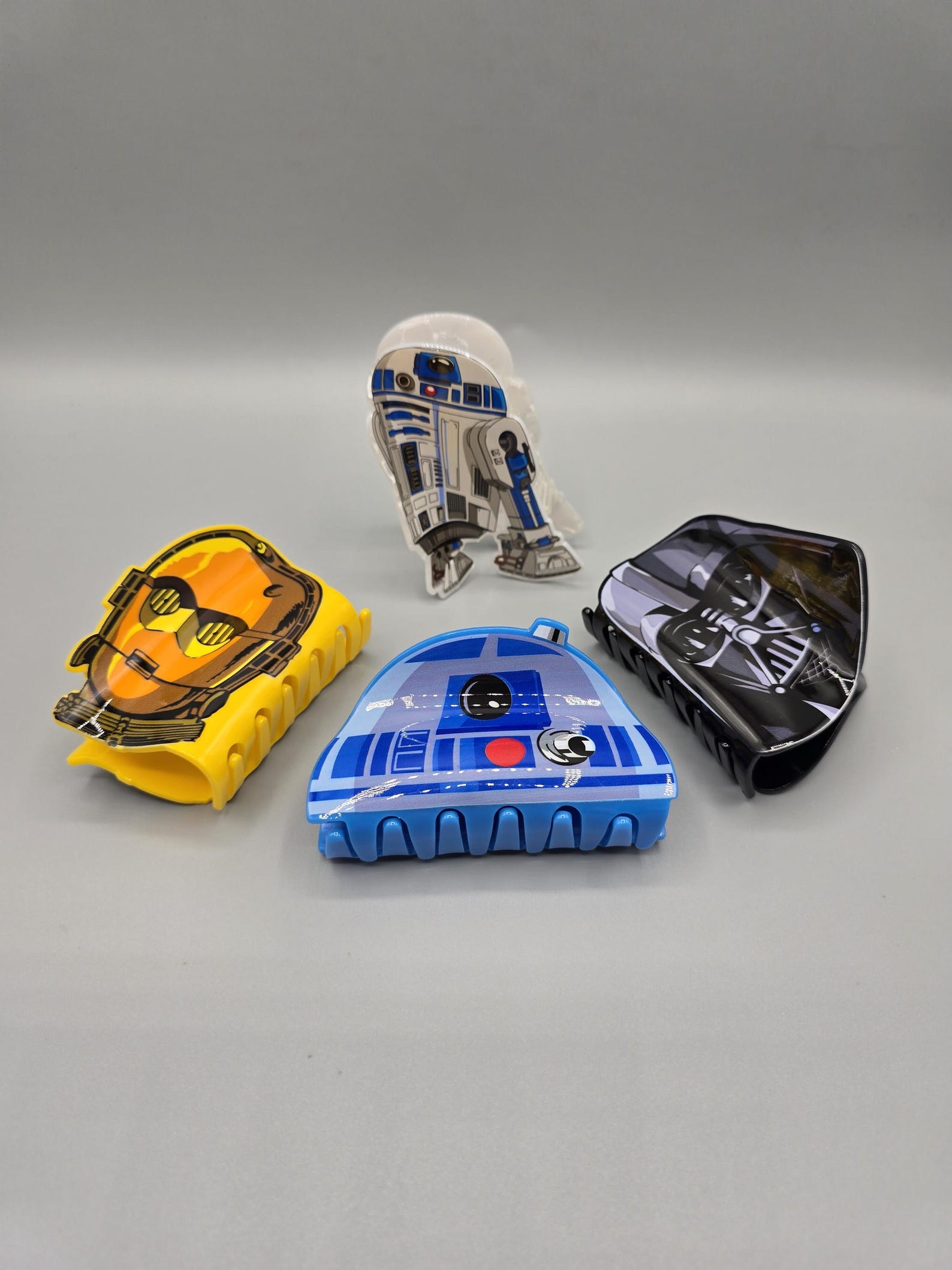 SW Character Hair Claw Clip 4-Pack Set 1