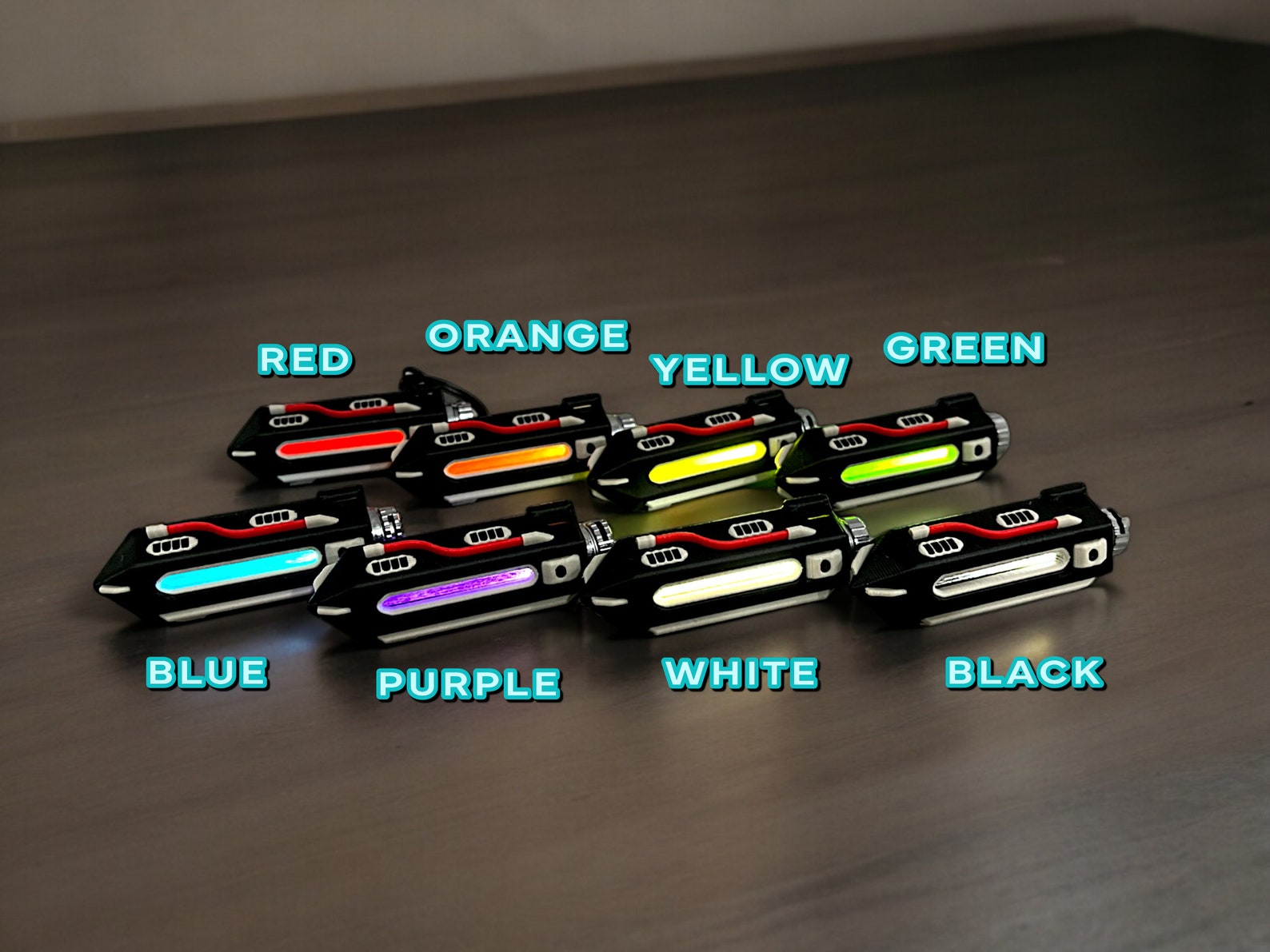 SW Kyber Fuel Cell Glowing LED Fidget Toy Keychain 3