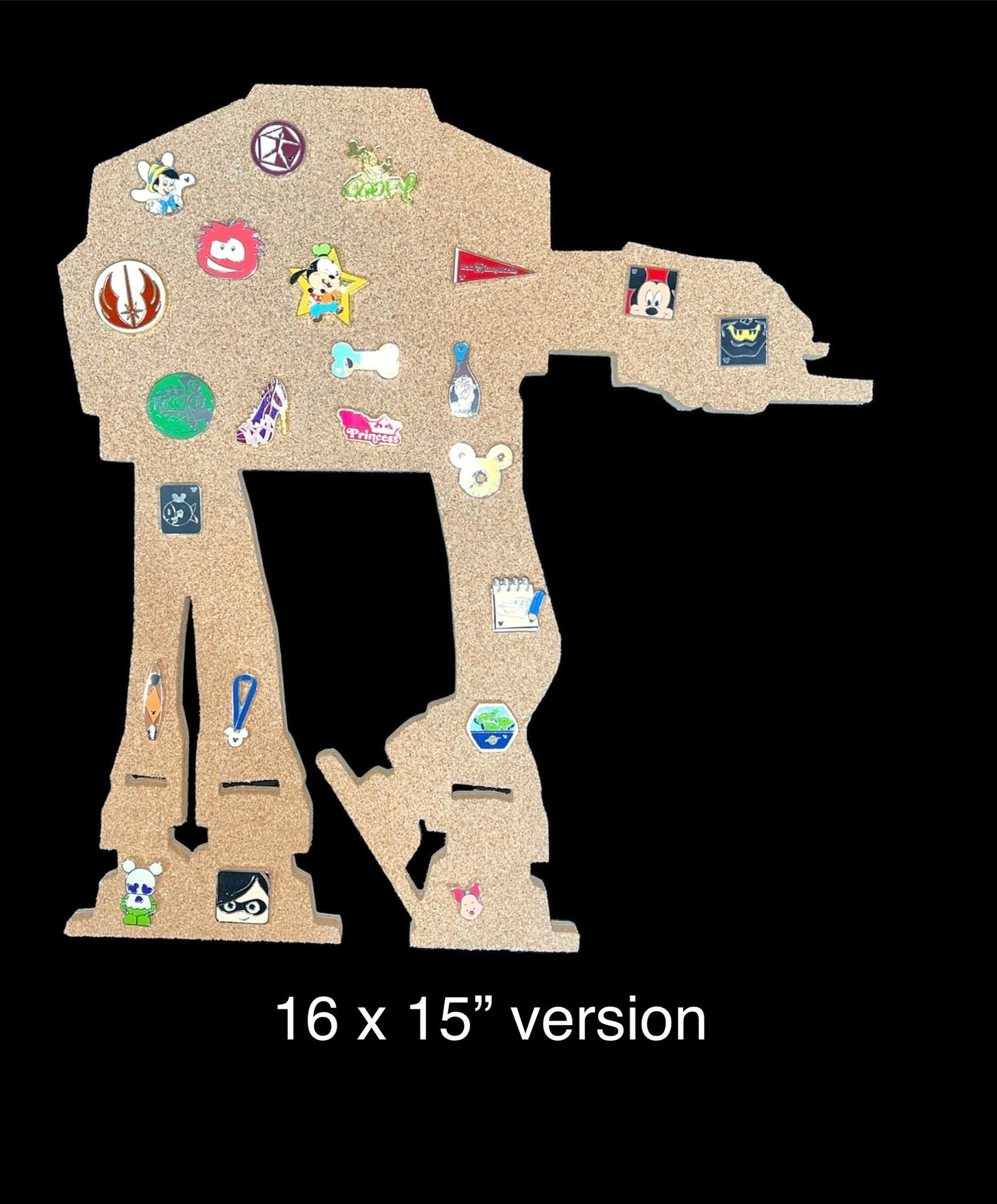 SW Imperial AT-AT Walker Handmade Cork Pin Board 2