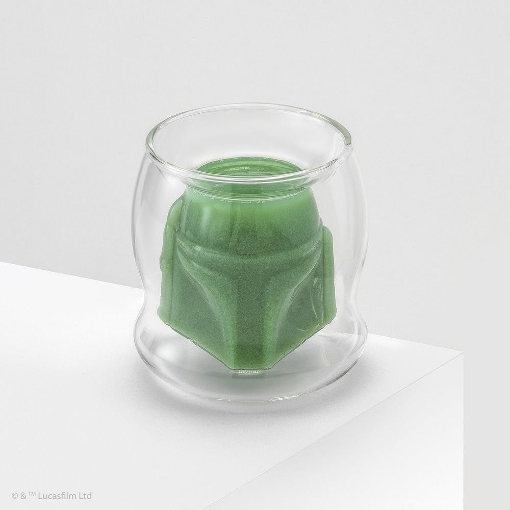 SW Boba Fett 3D Helmet Double Wall Coffee Glass 3