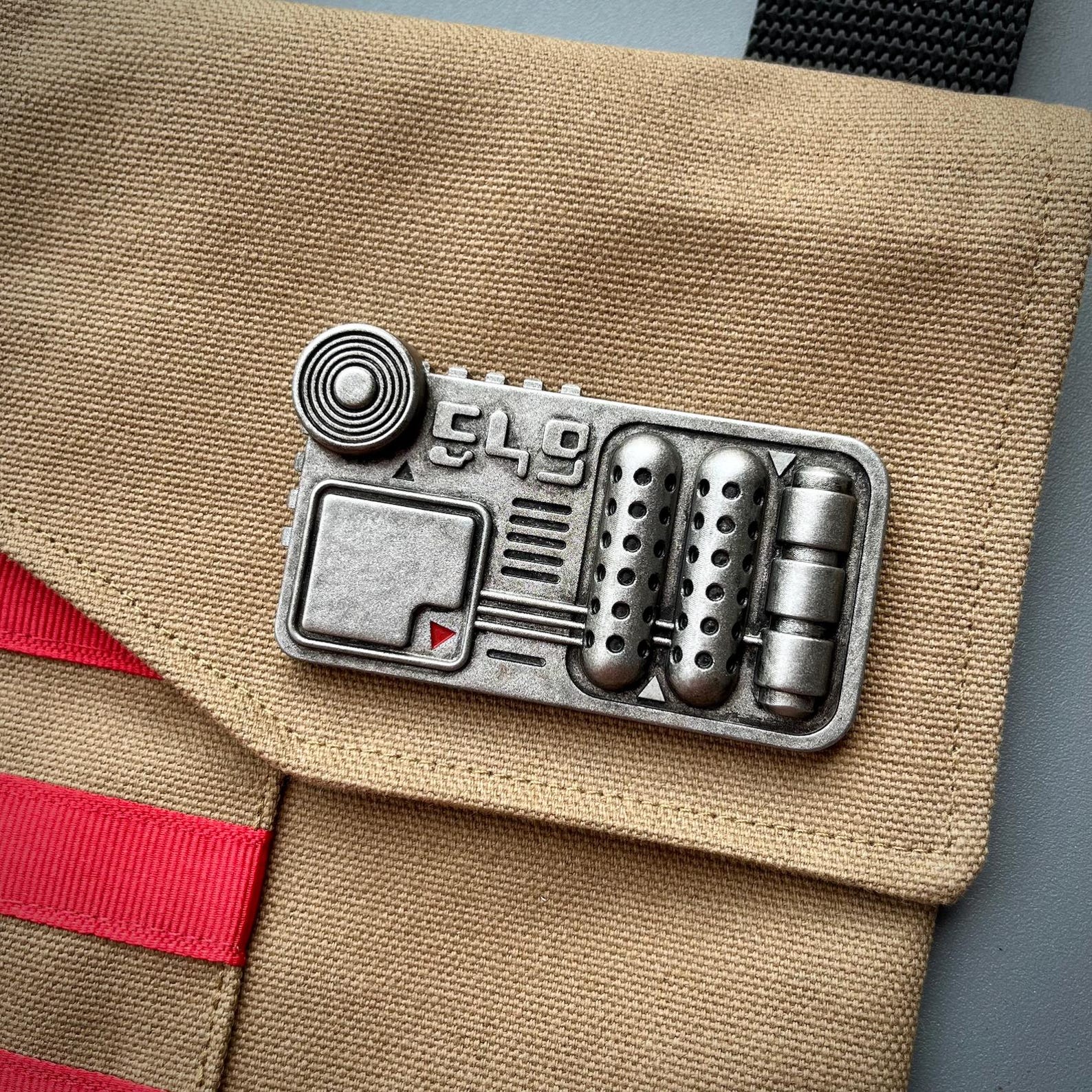 SW Inspired "Smuggler's Comlink" 549 Edition Magnetic Badge 1