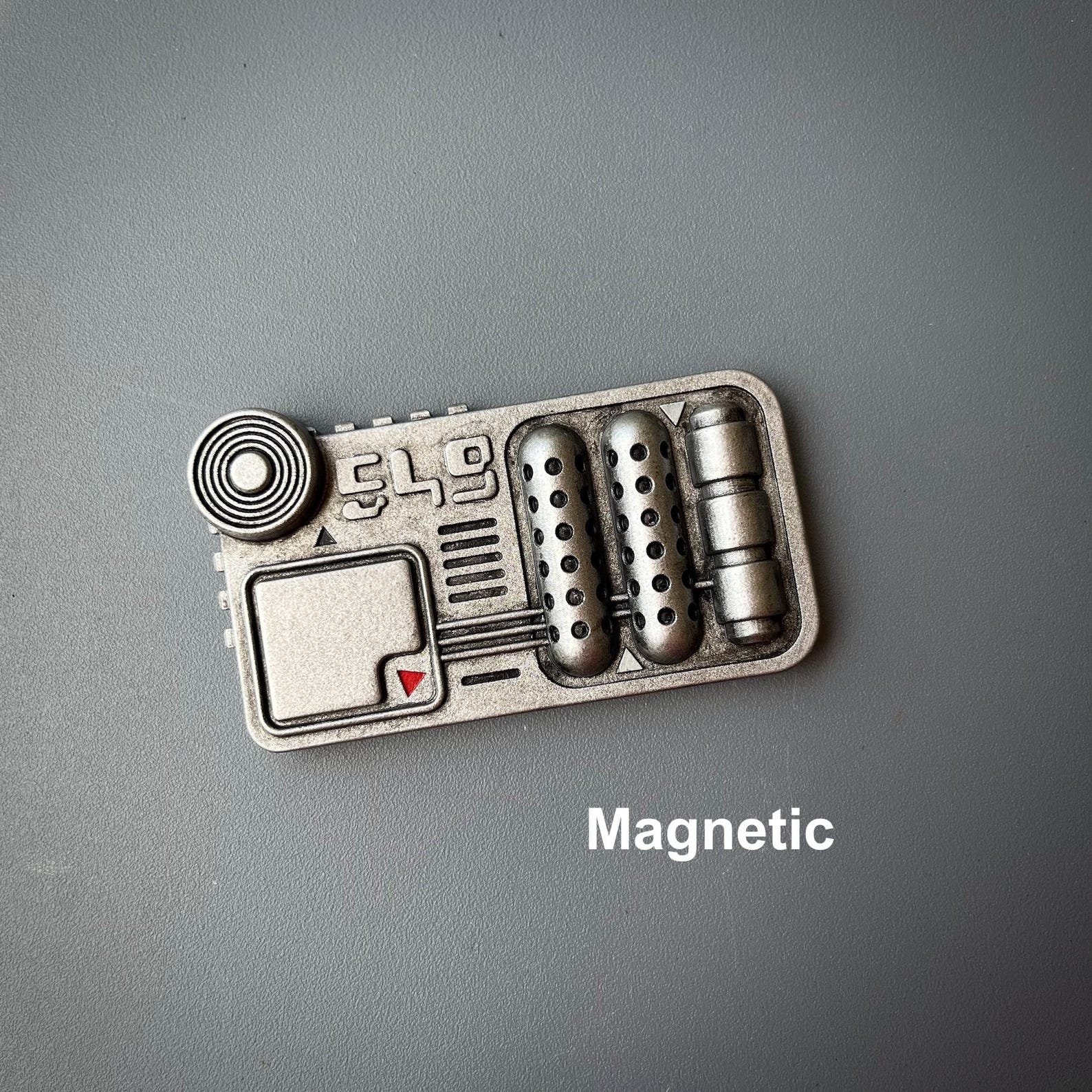 SW Inspired "Smuggler's Comlink" 549 Edition Magnetic Badge 3