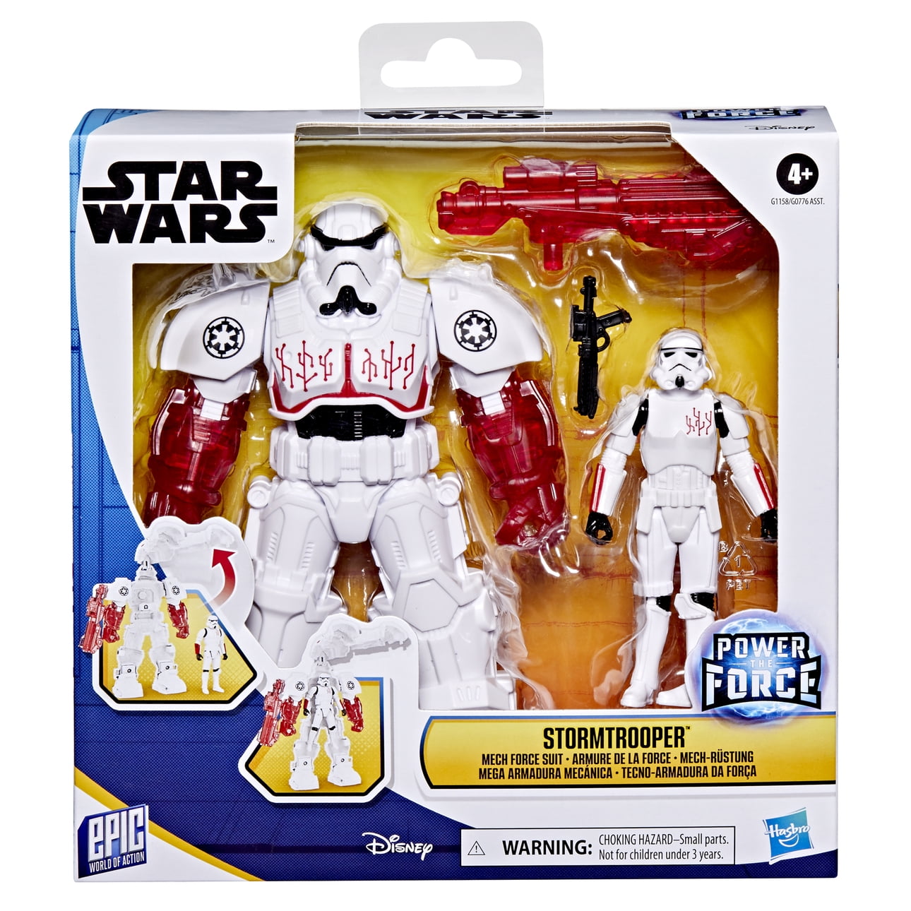 SW Imperial Stormtrooper Mech Force Suit Figure Set 1