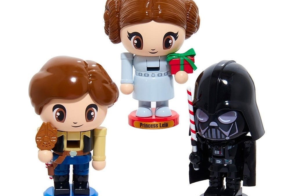 New Star Wars Character Chubby Nutcracker 3-Piece Set available!