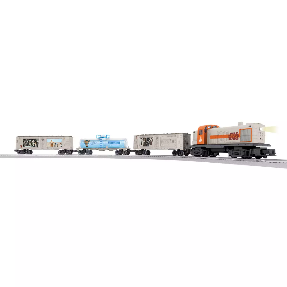 SW Rebel RS-3 LionChief Freight Train Car Set 1