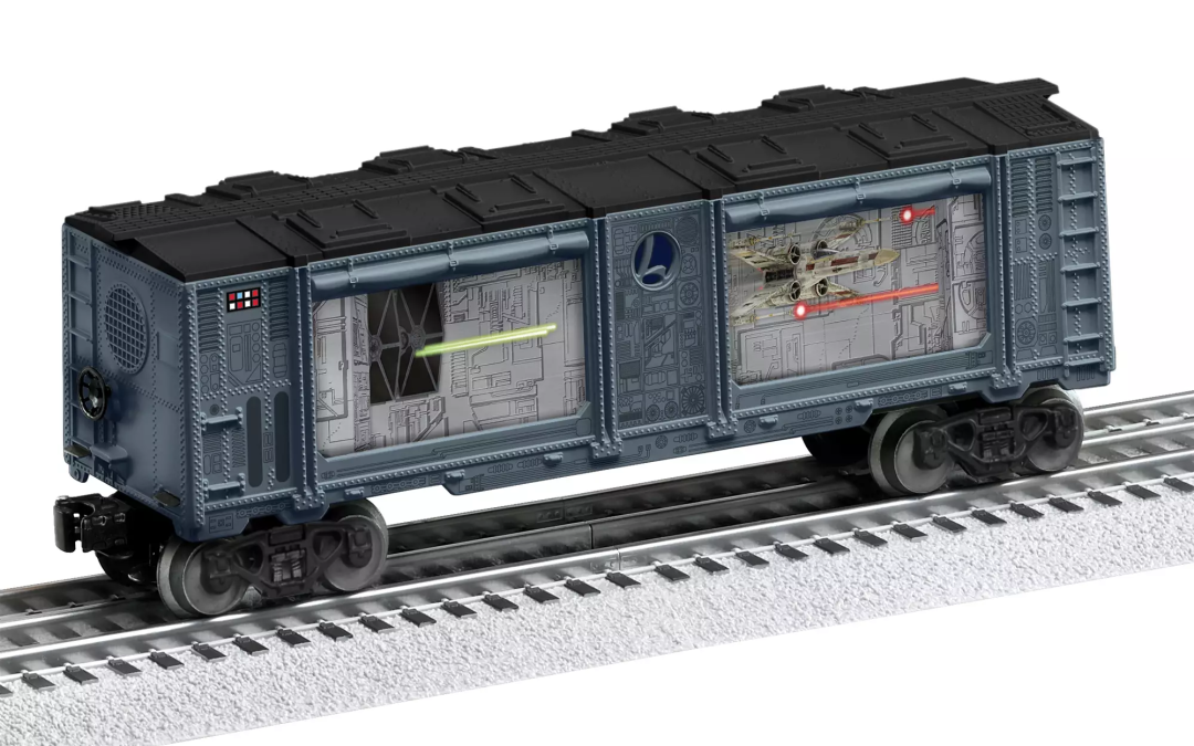 New Star Wars X-Wing / TIE Fighter Aquarium Box Train Car available now!