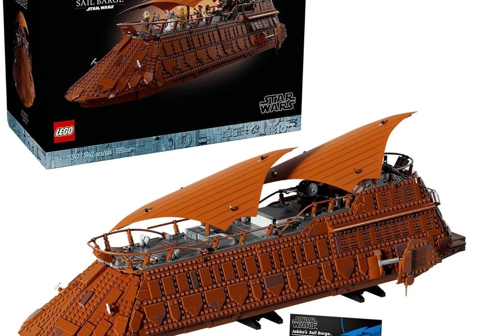 New Return of the Jedi Jabba's Sail Barge Lego Building Set available now!