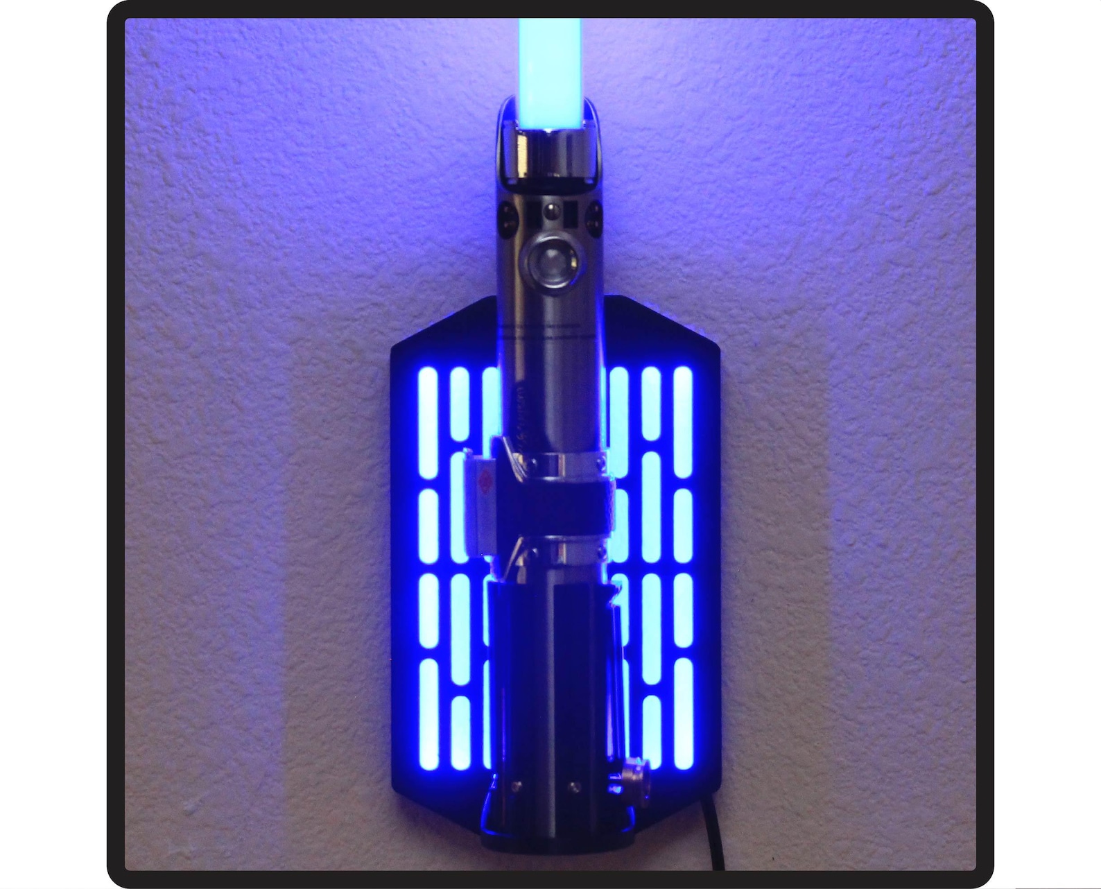 SW LED Lightsaber Wall Mount Vertical Display Stand 1
