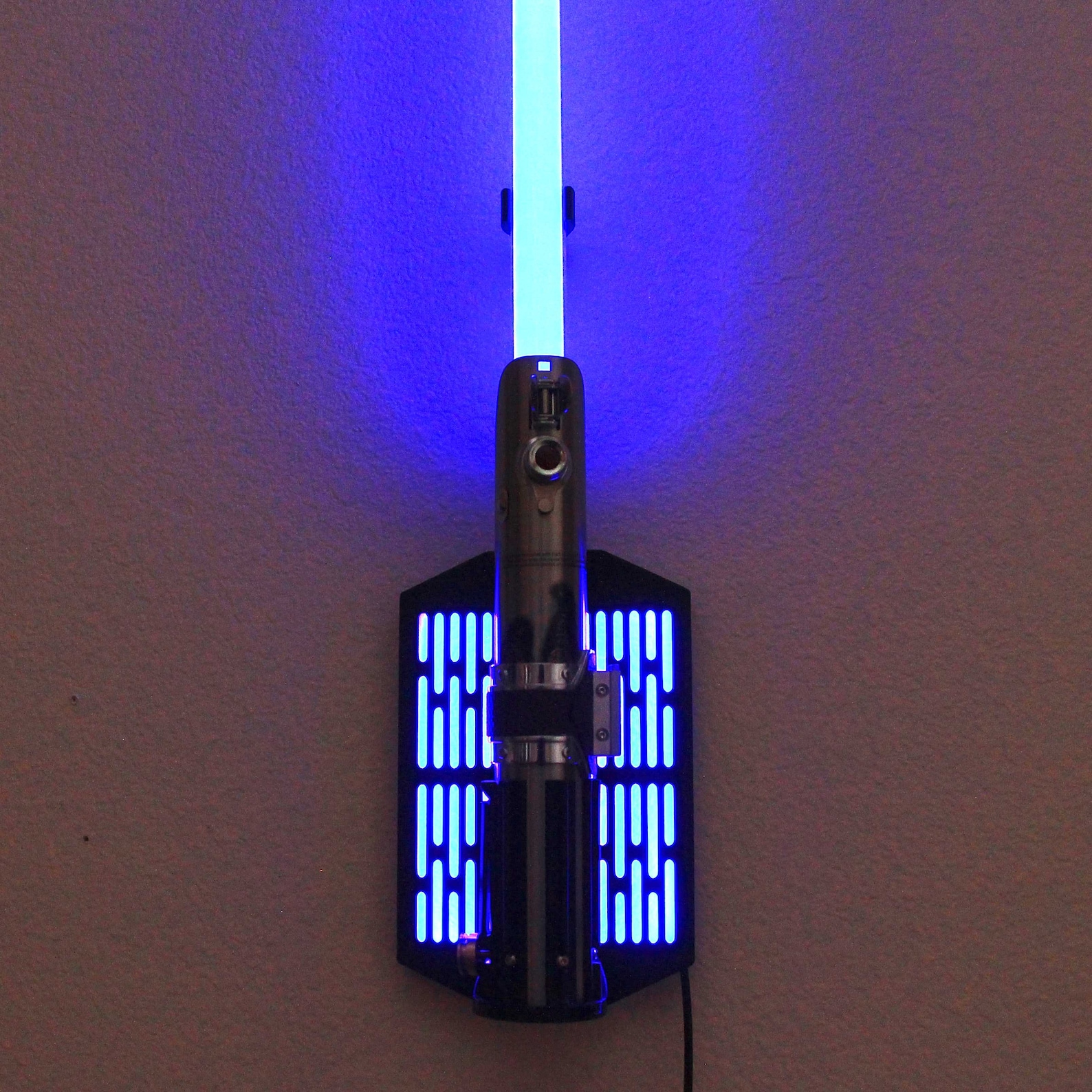 SW LED Lightsaber Wall Mount Vertical Display Stand 2