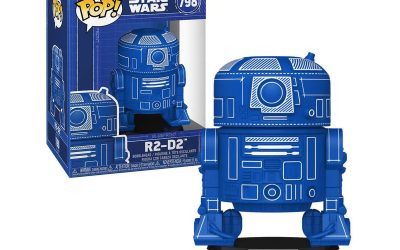 New Star Wars Funko Pop! R2-D2 Blue Print Bobble Head Toy available now!