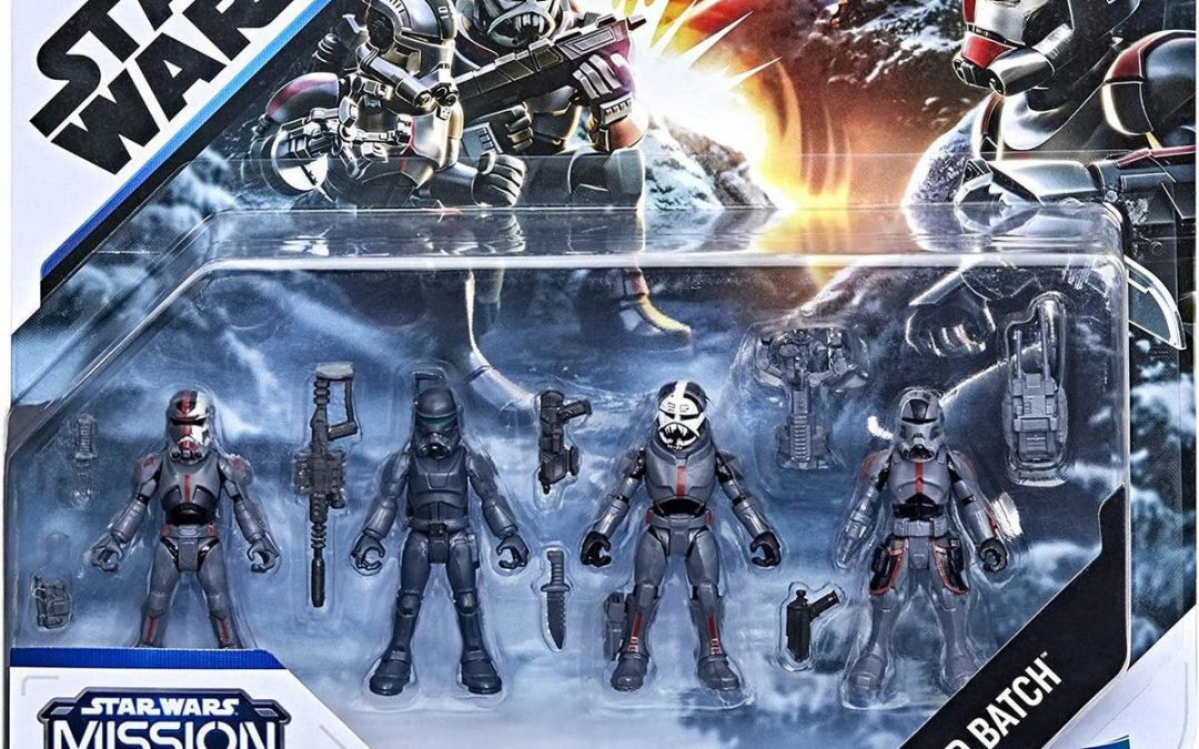 New The Bad Batch Mission Fleet Clone Commando Clash Figure 4-pack available now!